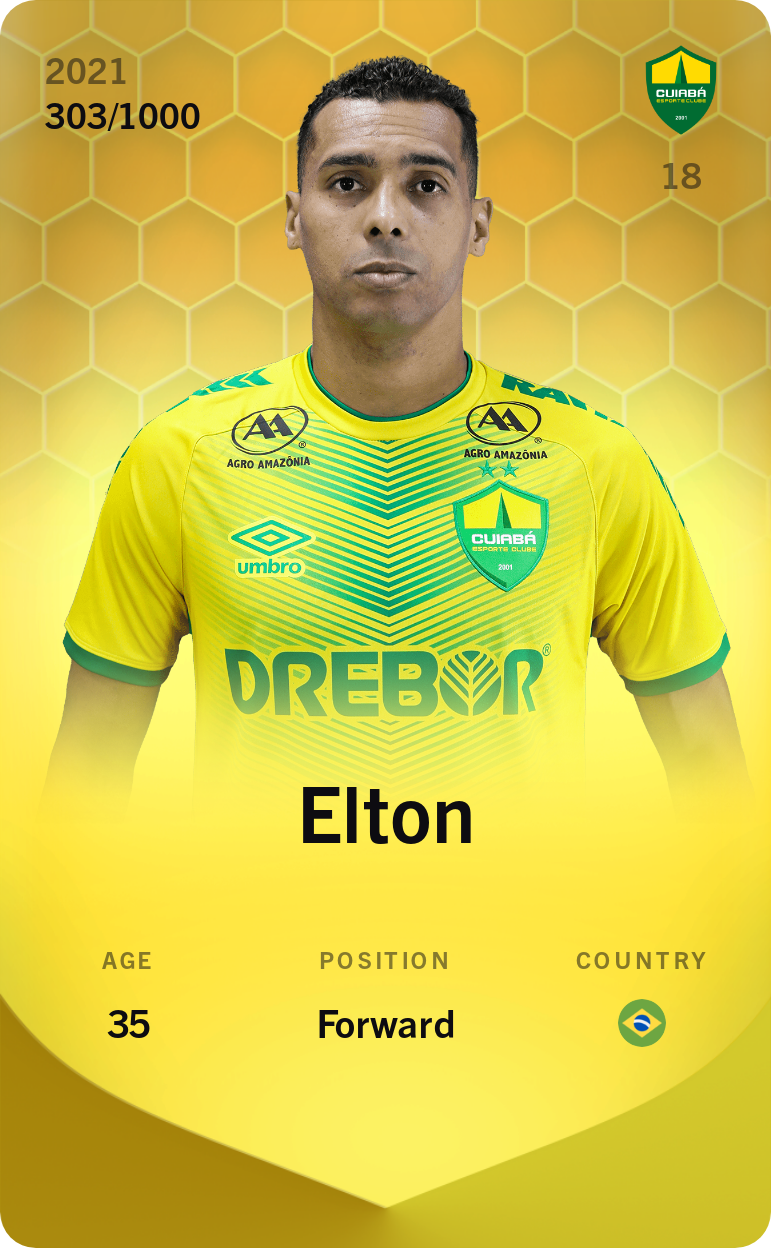 Sorare - Sorare Official - Elton 2021-22 • Limited 303/1000 - NFT # 93505159453522674221229992238882772272984716331581313253315378225730034979448