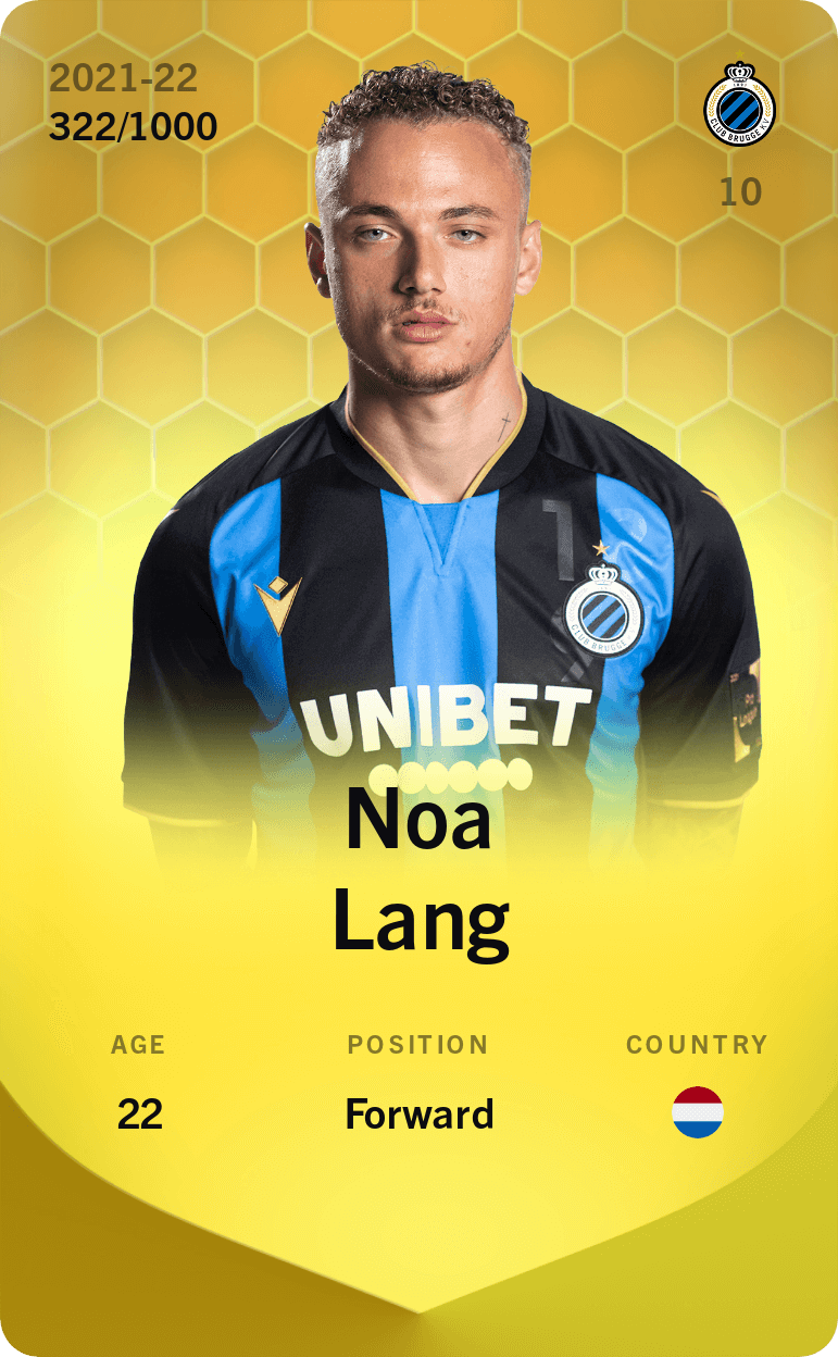 Noa Lang 2021-22 • Limited 322/1000
