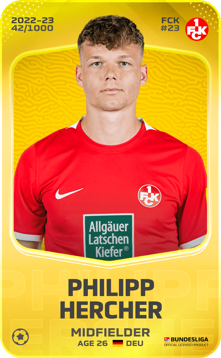 Philipp Hercher 2022-23 • Limited 42/1000