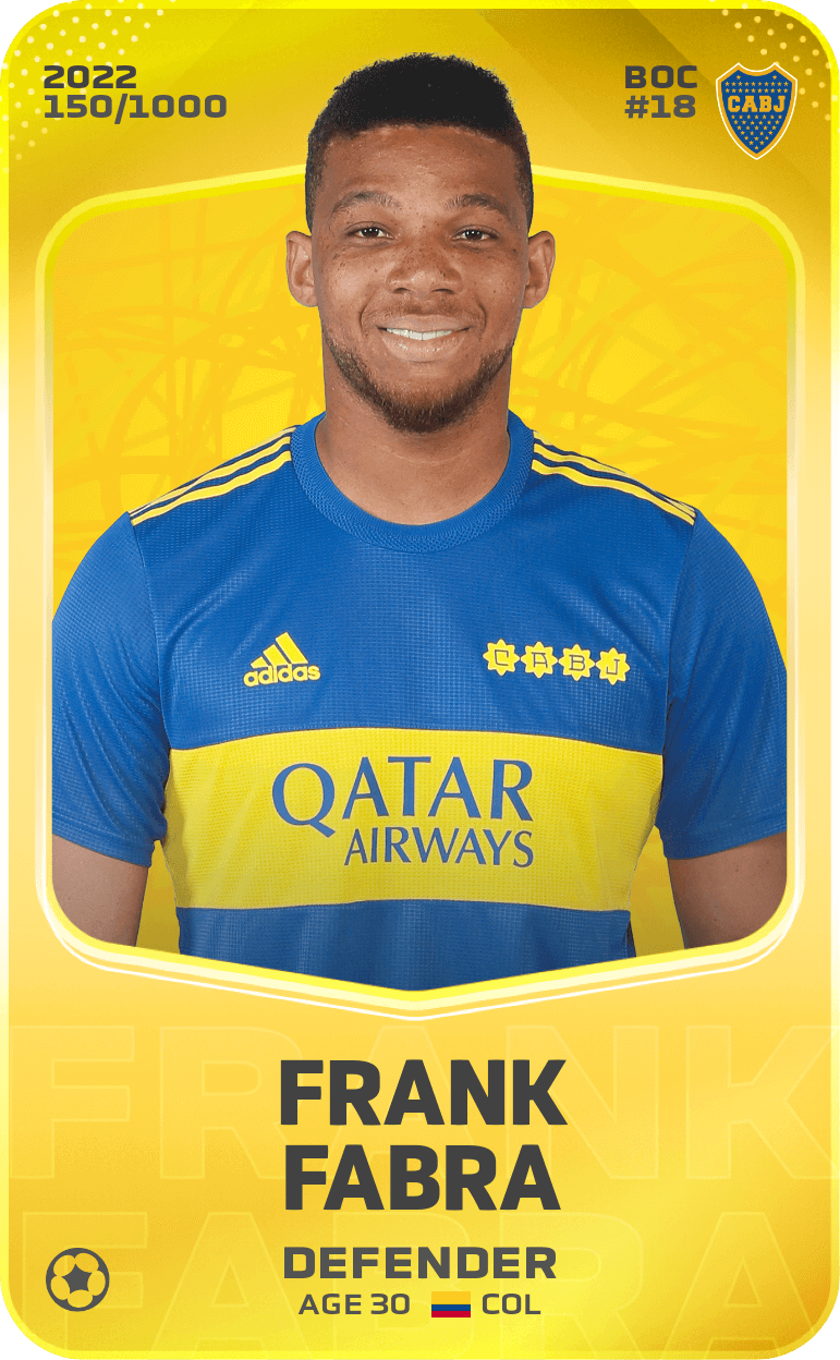 Frank Fabra 2022-23 • Limited 150/1000
