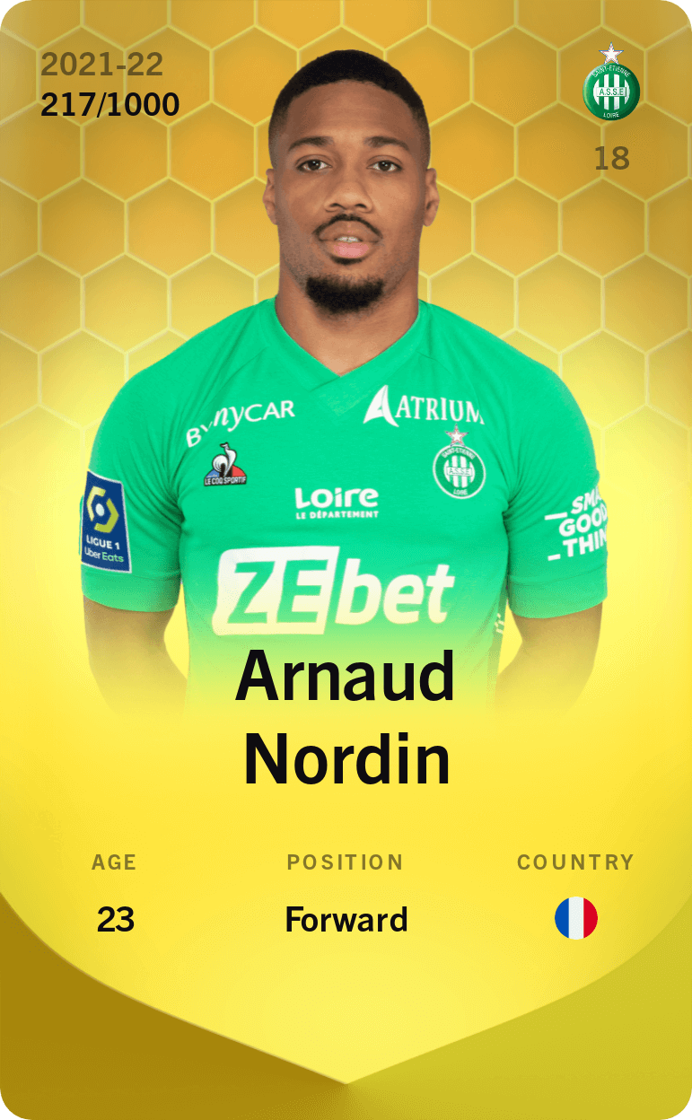 Arnaud Nordin 2021-22 • Limited 217/1000