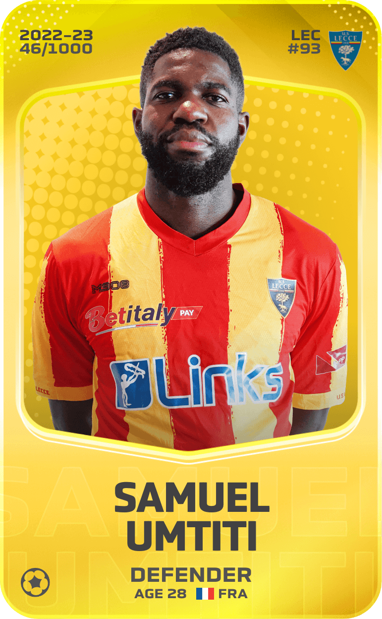 Samuel Umtiti 2022-23 • Limited 46/1000