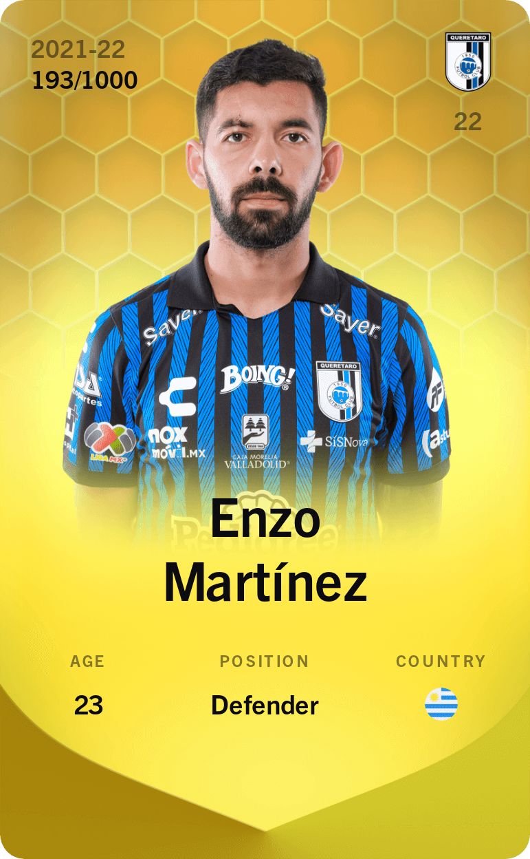 Enzo Martínez 2021-22 • Limited 193/1000