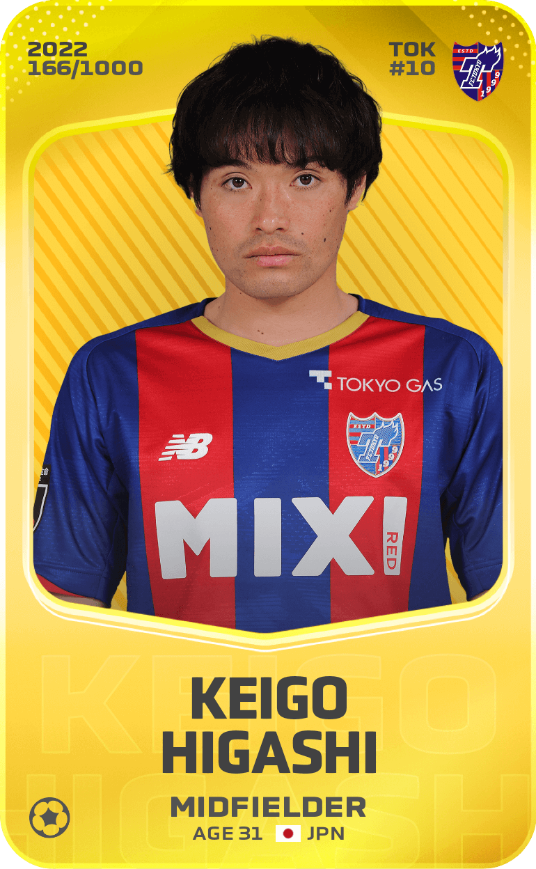 Keigo Higashi 2022-23 • Limited 166/1000