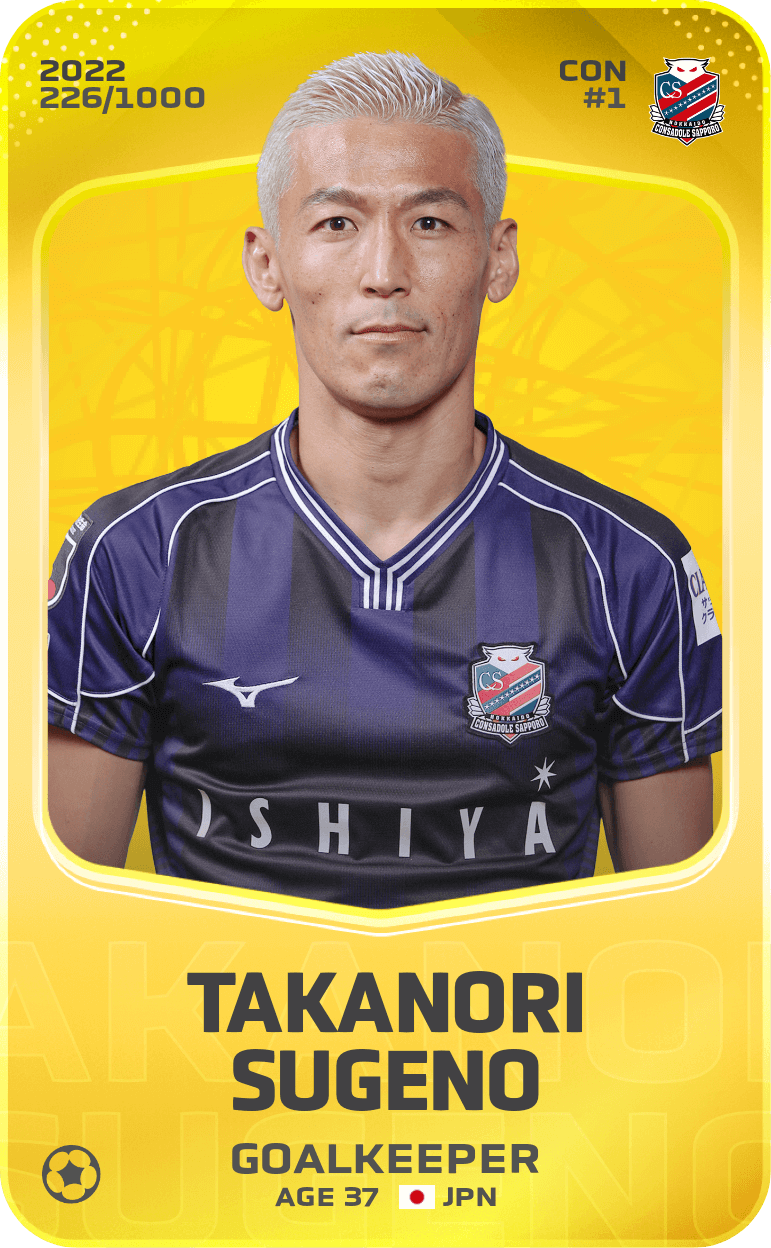 Takanori Sugeno 2022-23 • Limited 226/1000