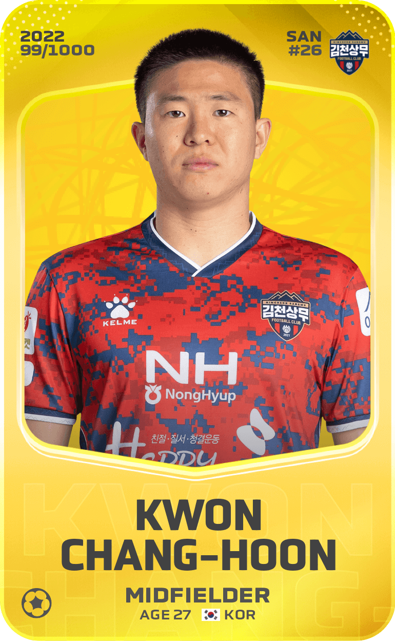 Kwon Chang-Hoon 2022-23 • Limited 99/1000