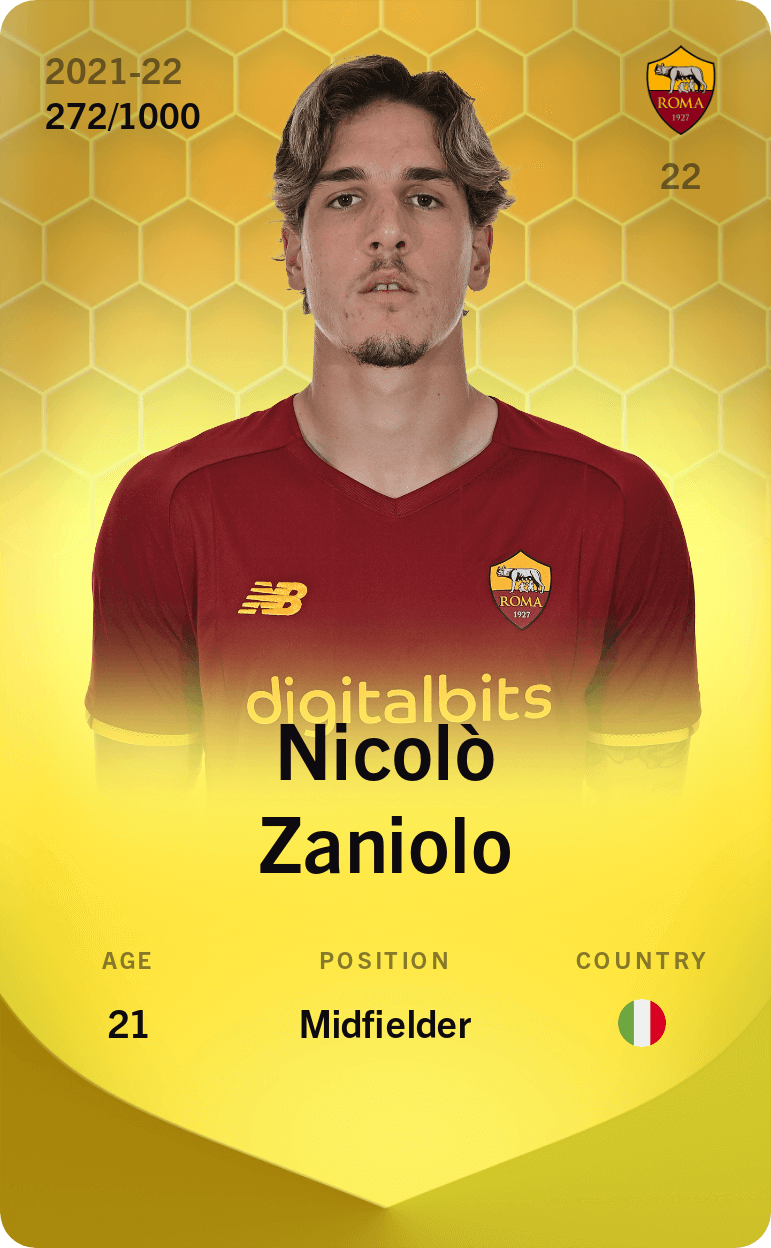 Nicolò Zaniolo 2021-22 • Limited 272/1000