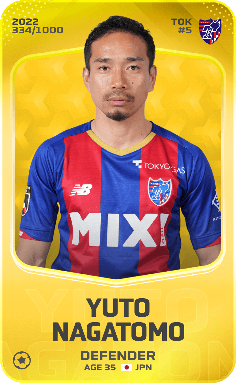 Yuto Nagatomo 2022-23 • Limited 334/1000