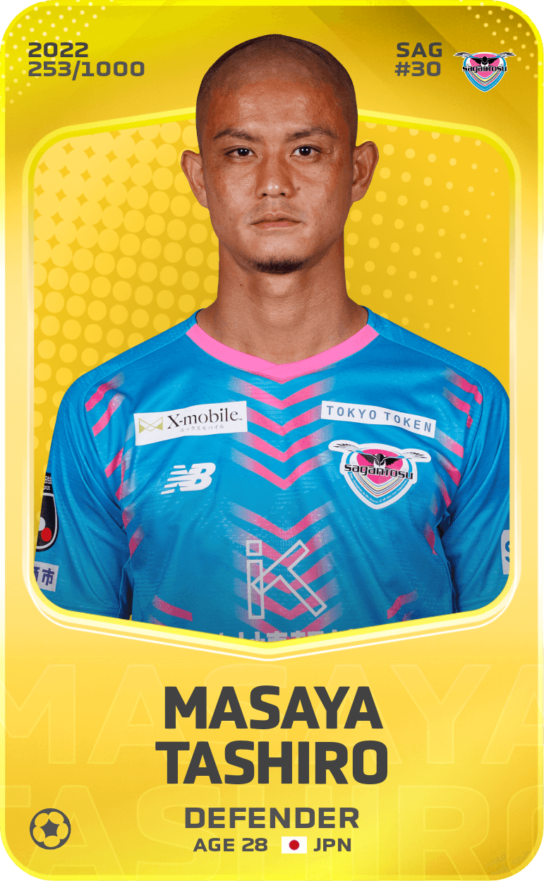Masaya Tashiro 2022-23 • Limited 253/1000