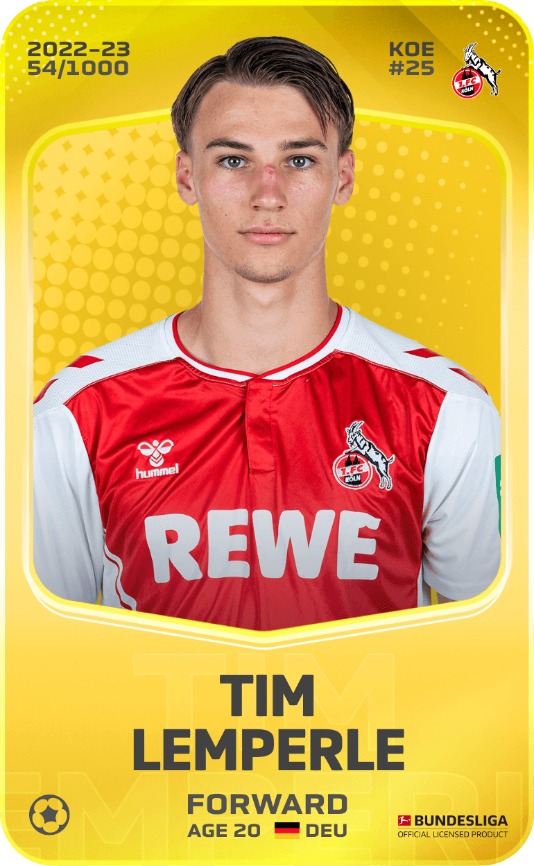 Tim Lemperle 2022-23 • Limited 54/1000