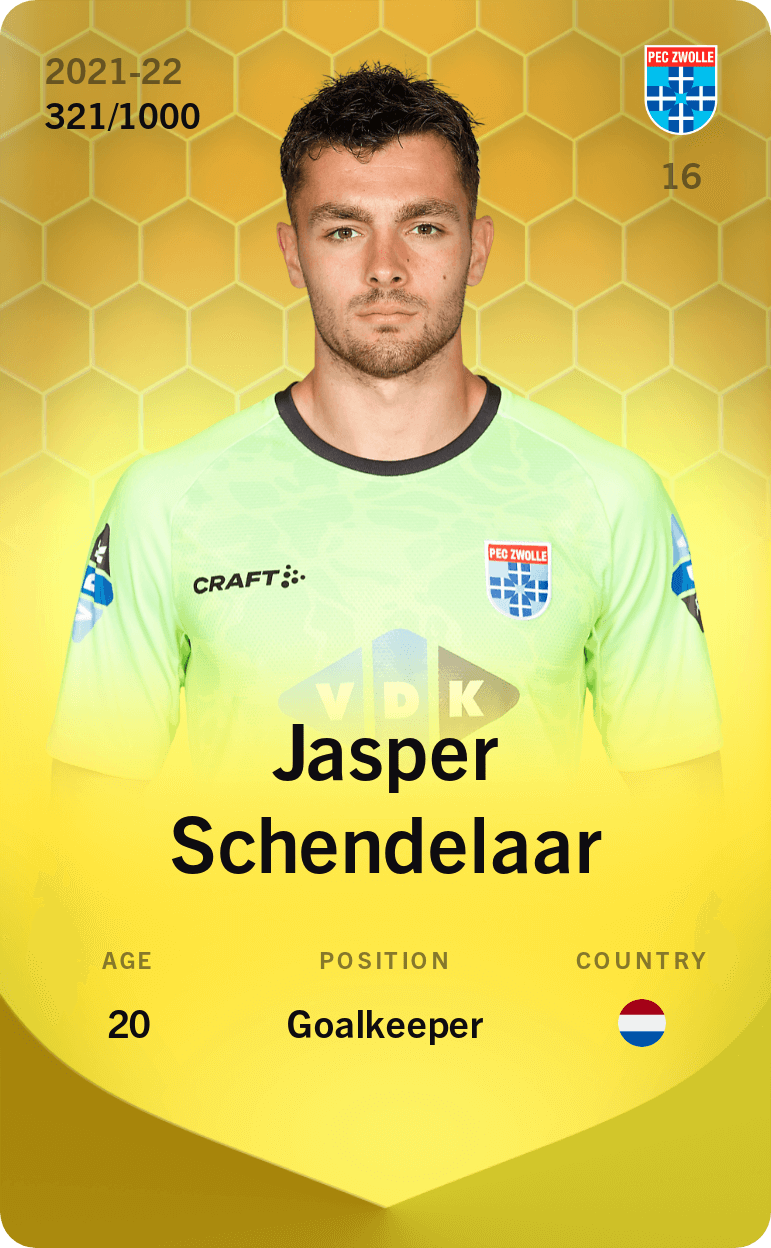 Jasper Schendelaar 2021-22 • Limited 321/1000