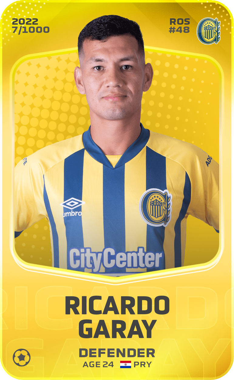 Sorare - Sorare Official - Ricardo Garay 2022-23 • Limited 7/1000 - NFT # 70045331178629768951470294585568717410172779290563739778627220799699389368551