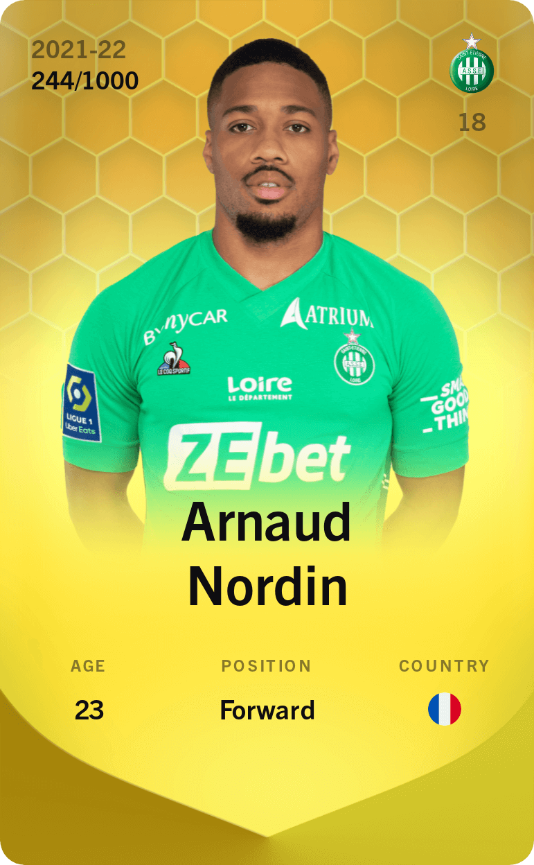 Arnaud Nordin 2021-22 • Limited 244/1000