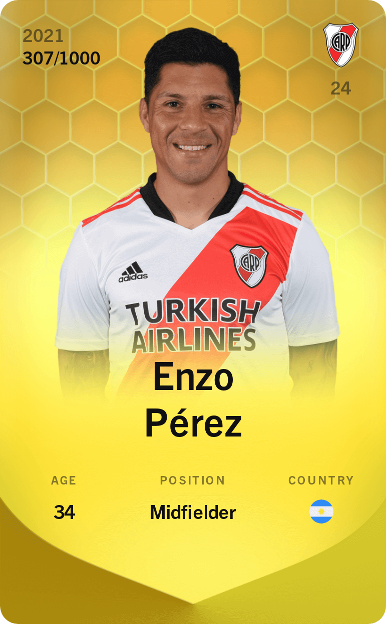Enzo Pérez 2021-22 • Limited 307/1000