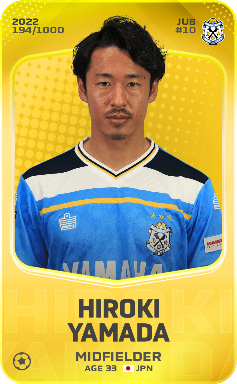 Sorare - Sorare Official - Hiroki Yamada 2022-23 • Limited 194/1000 - NFT # 17870387019168680892305269709897905141456533053729310855837644644665886899147