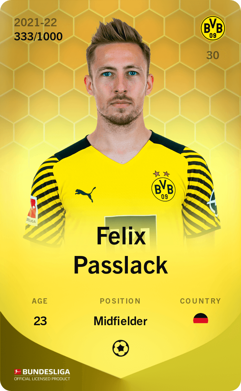 Felix Passlack 2021-22 • Limited 333/1000