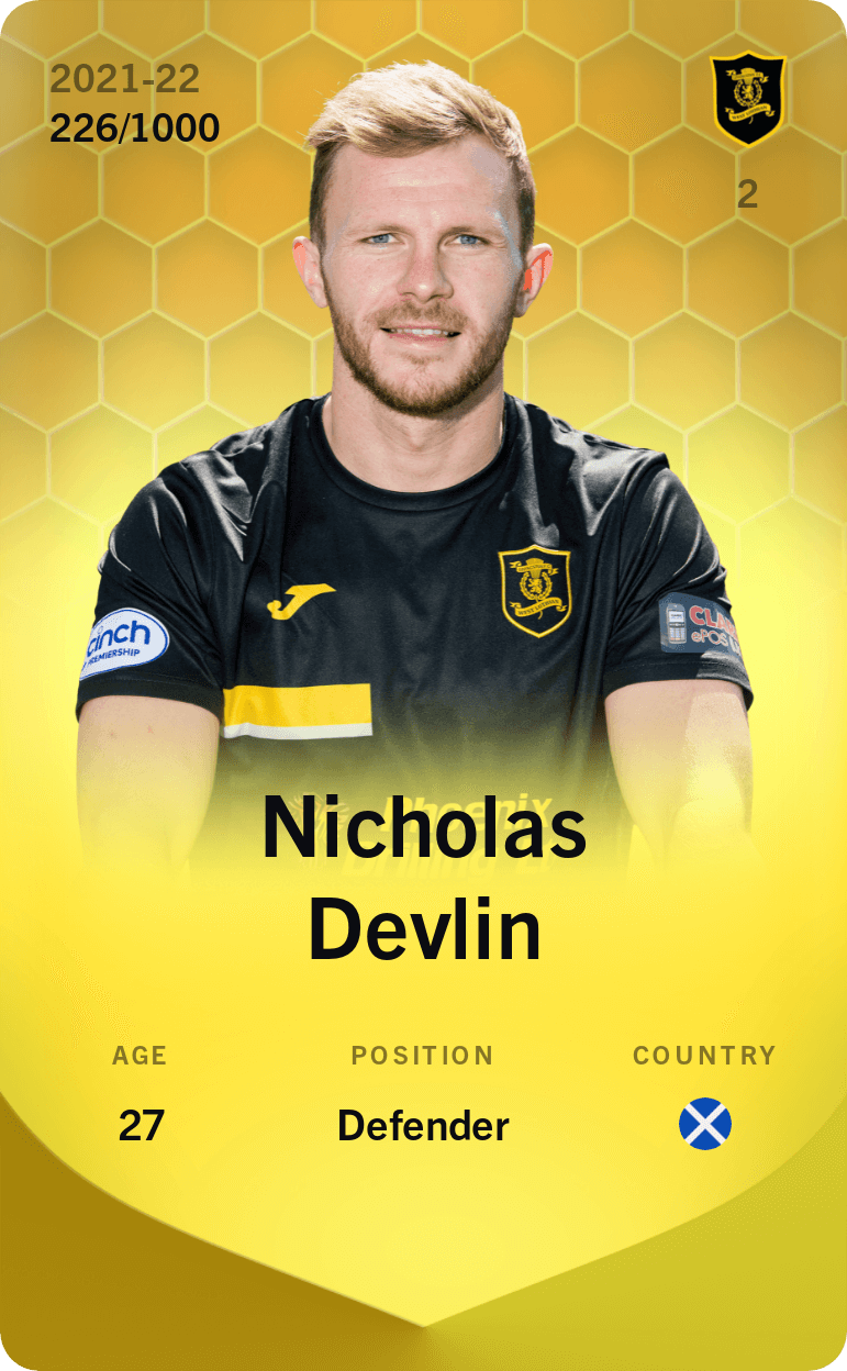 Nicholas Devlin 2021-22 • Limited 226/1000