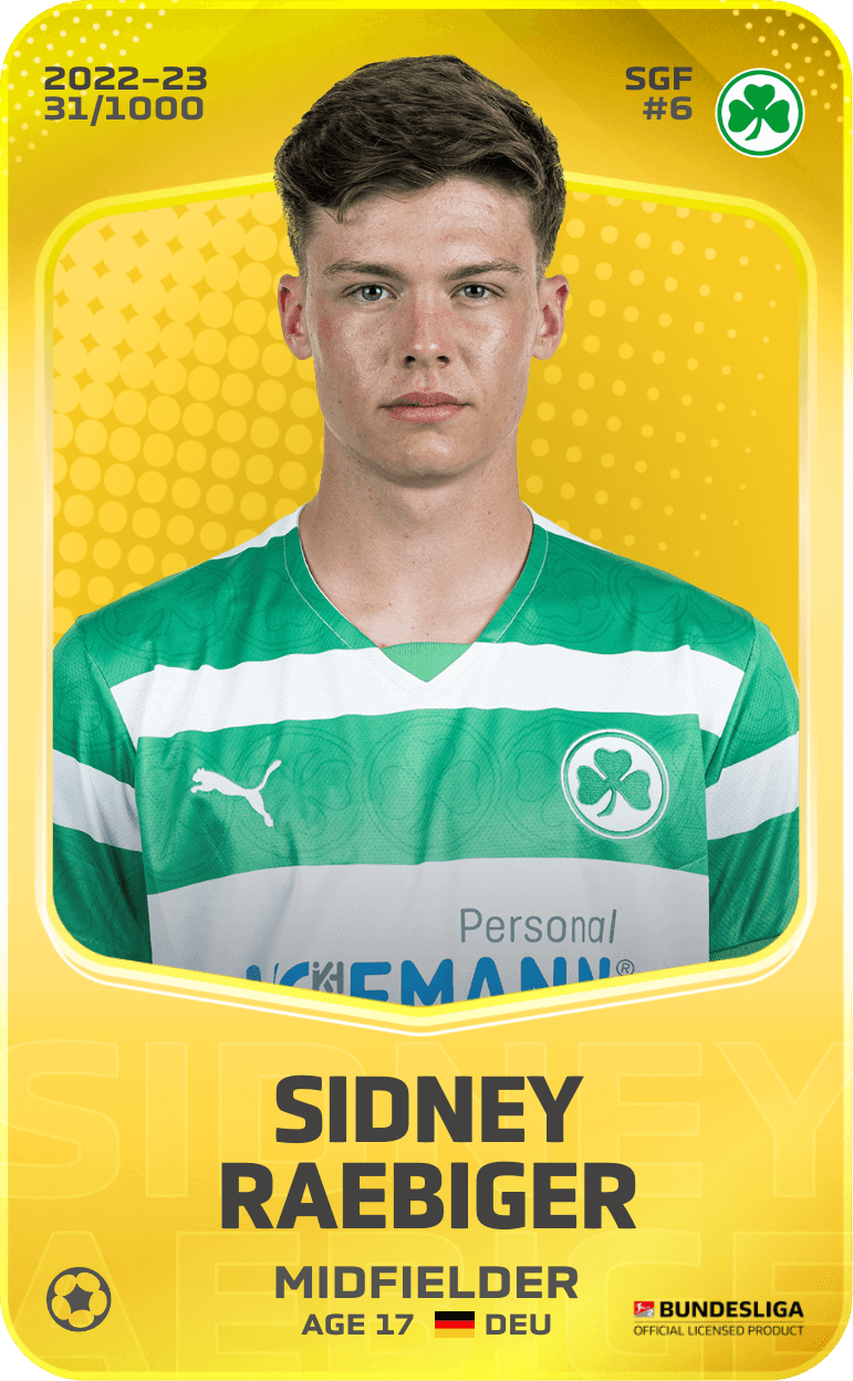 Sidney Raebiger 2022-23 • Limited 31/1000