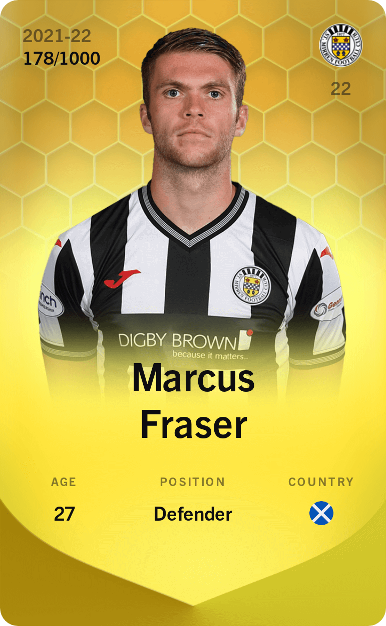 Marcus Fraser 2021-22 • Limited 178/1000