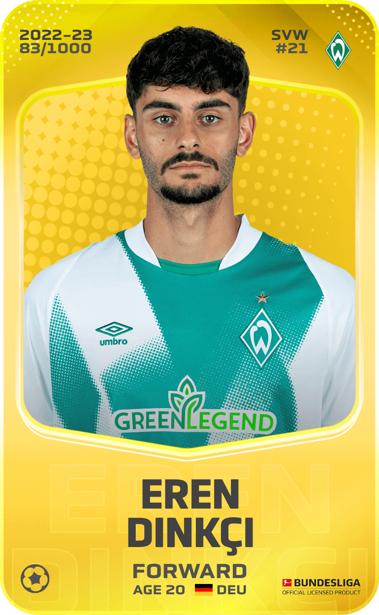 Eren Dinkçi 2022-23 • Limited 83/1000