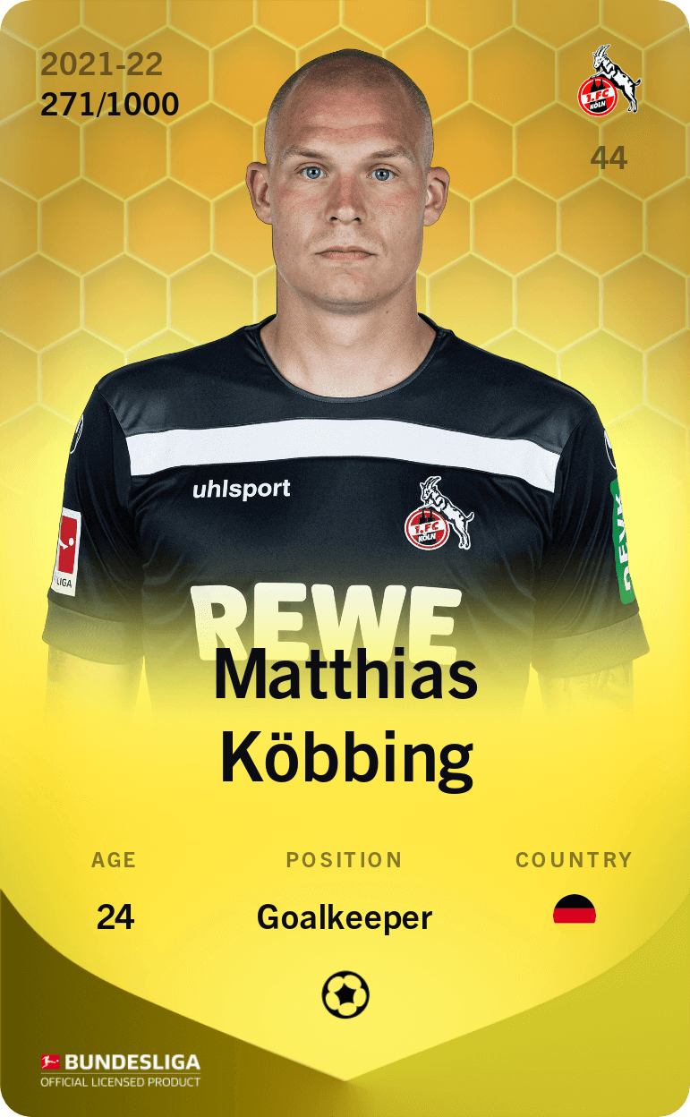 Matthias Köbbing 2021-22 • Limited 271/1000