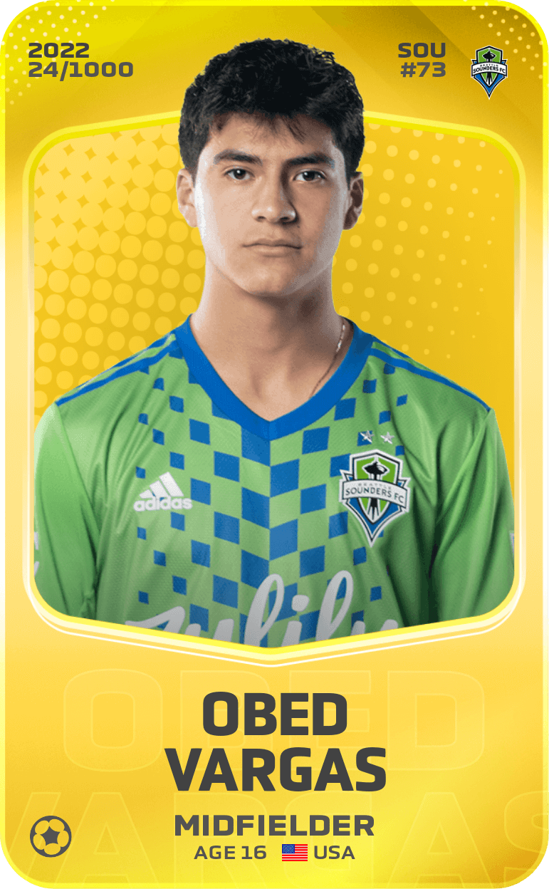 Obed Vargas 2022-23 • Limited 24/1000
