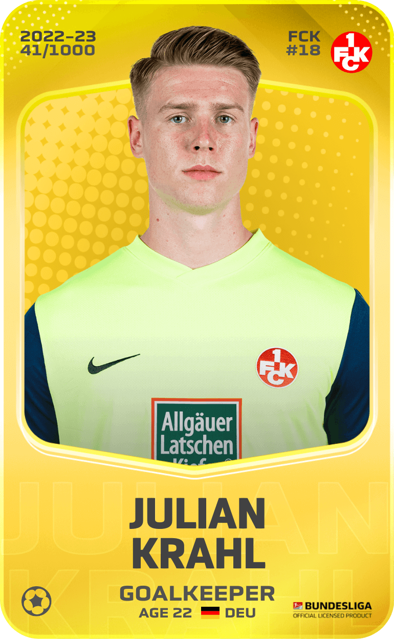 Julian Krahl 2022-23 • Limited 41/1000