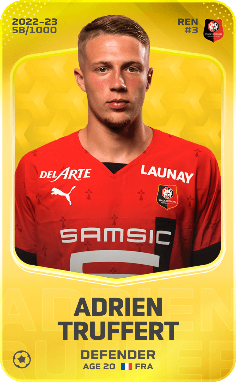 Adrien Truffert 2022-23 • Limited 58/1000
