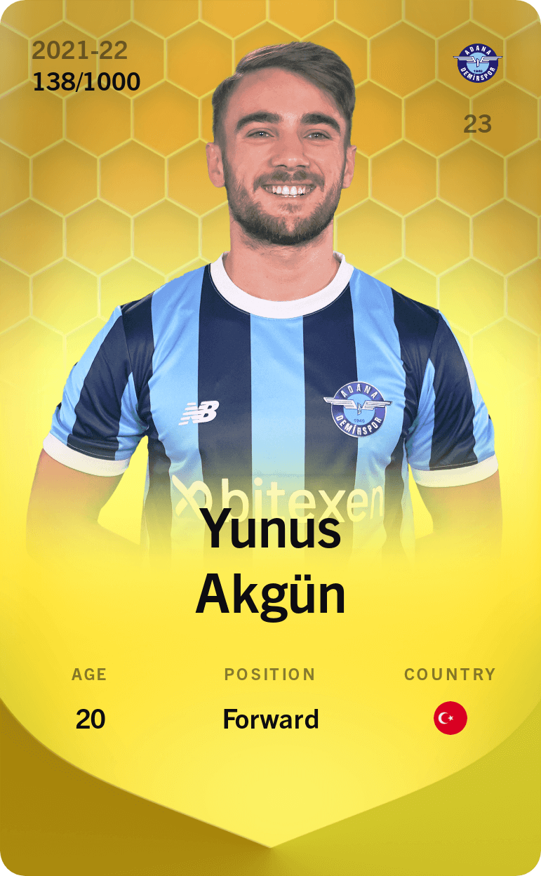 Yunus Akgün 2021-22 • Limited 138/1000