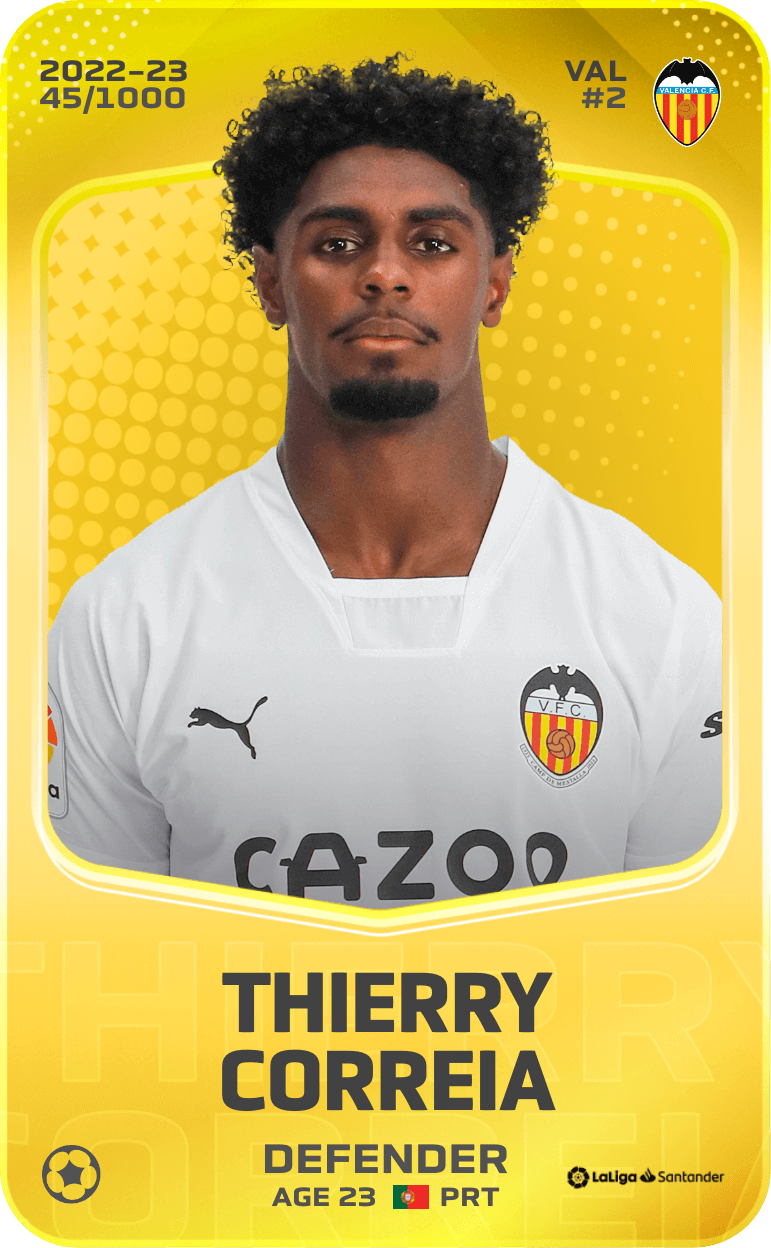 Thierry Correia 2022-23 • Limited 45/1000