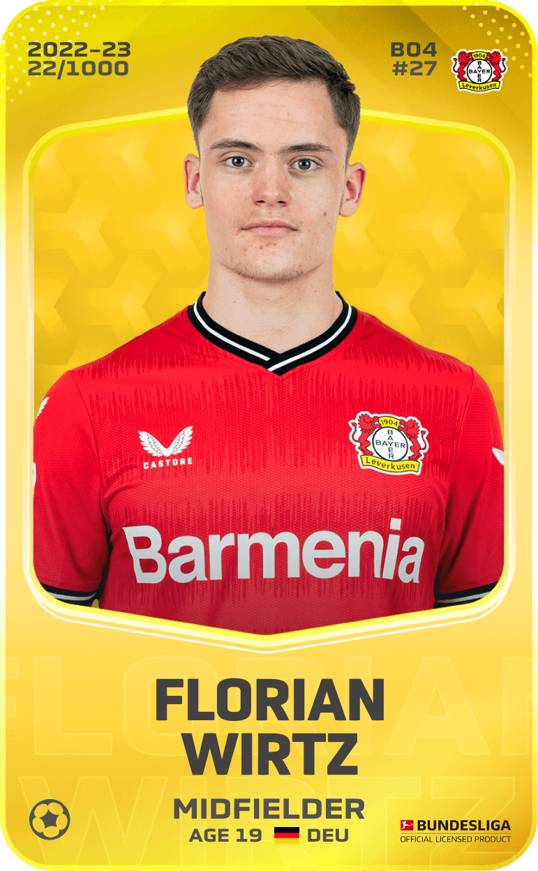 Florian Wirtz 2022-23 • Limited 22/1000