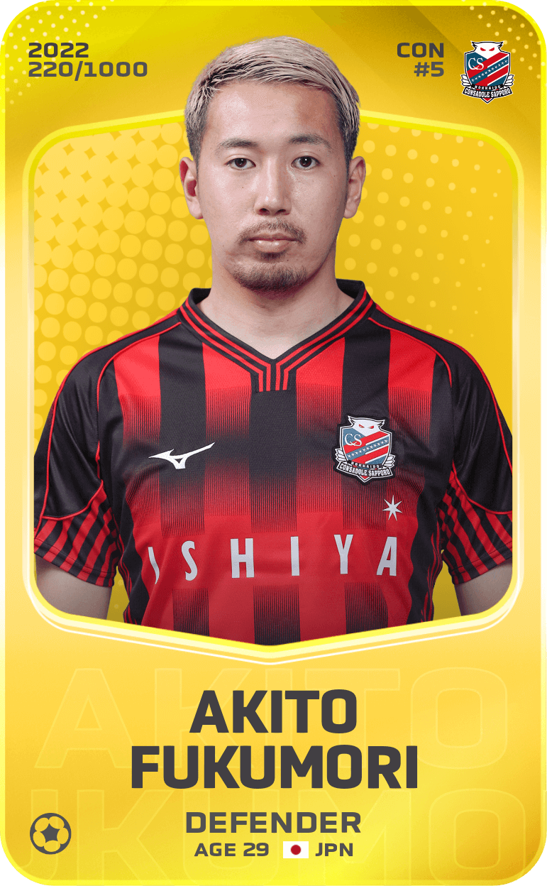Akito Fukumori 2022-23 • Limited 220/1000