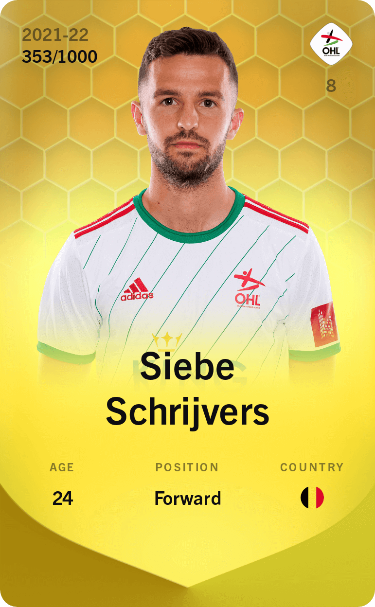 Siebe Schrijvers 2021-22 • Limited 353/1000