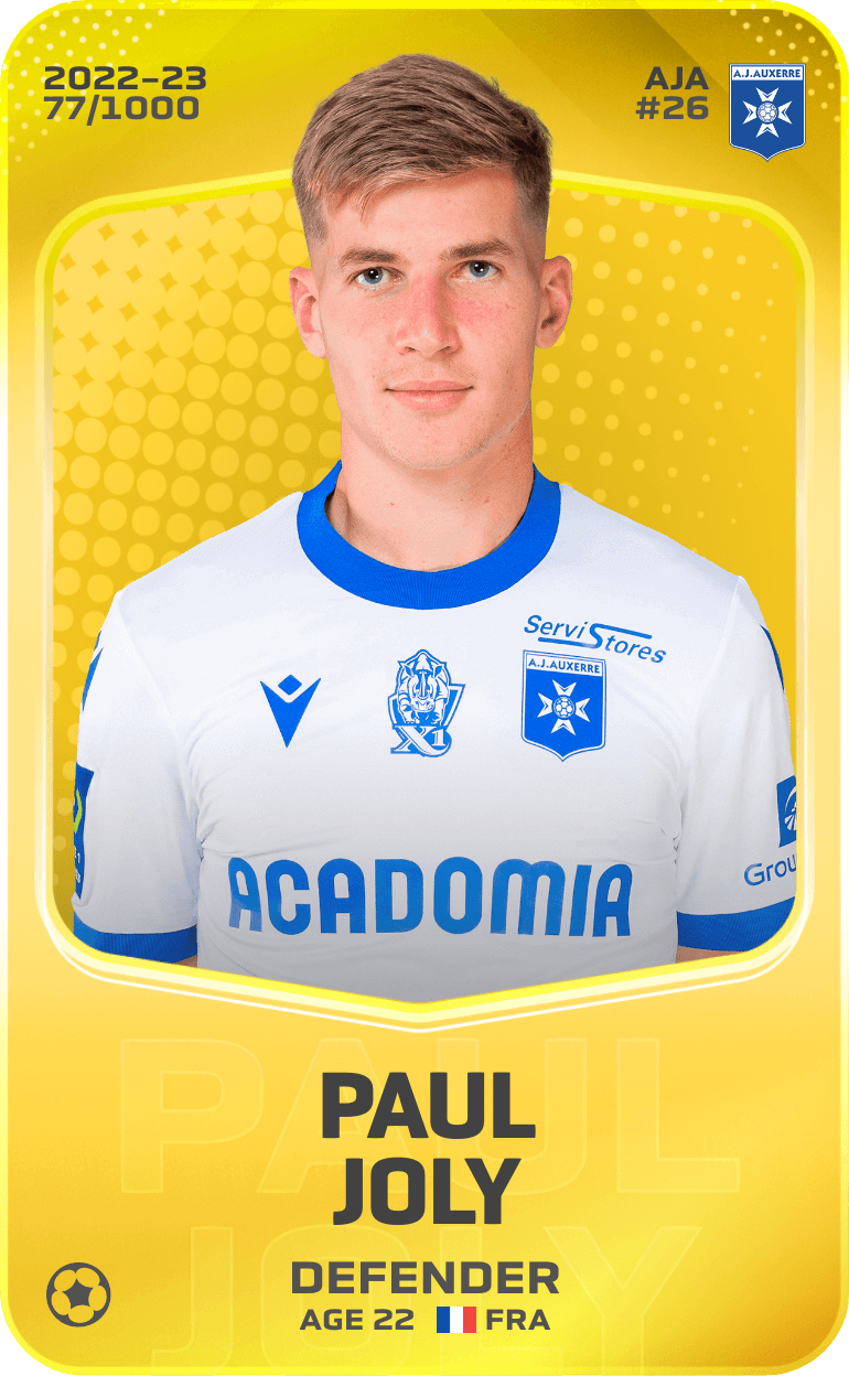 Paul Joly 2022-23 • Limited 77/1000
