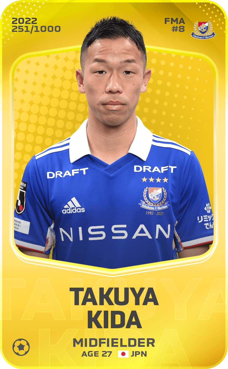 Takuya Kida 2022-23 • Limited 251/1000
