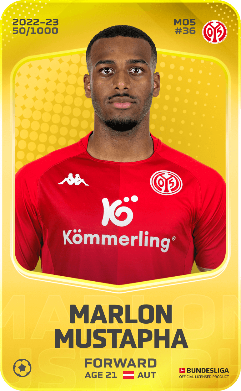 Marlon Mustapha 2022-23 • Limited 50/1000