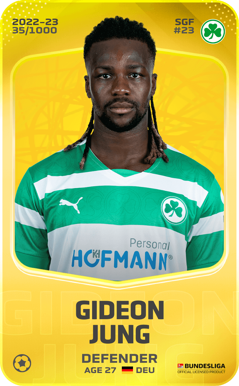 Gideon Jung 2022-23 • Limited 35/1000