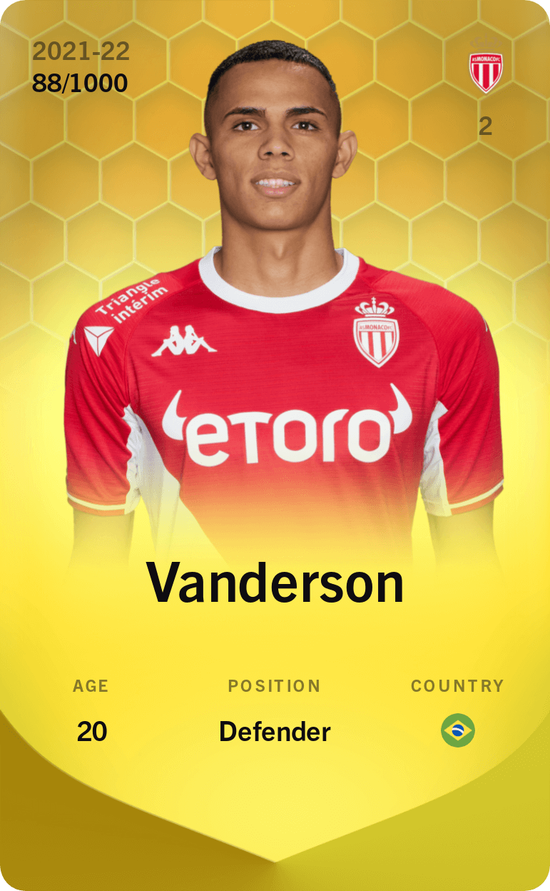 Vanderson 2021-22 • Limited 88/1000