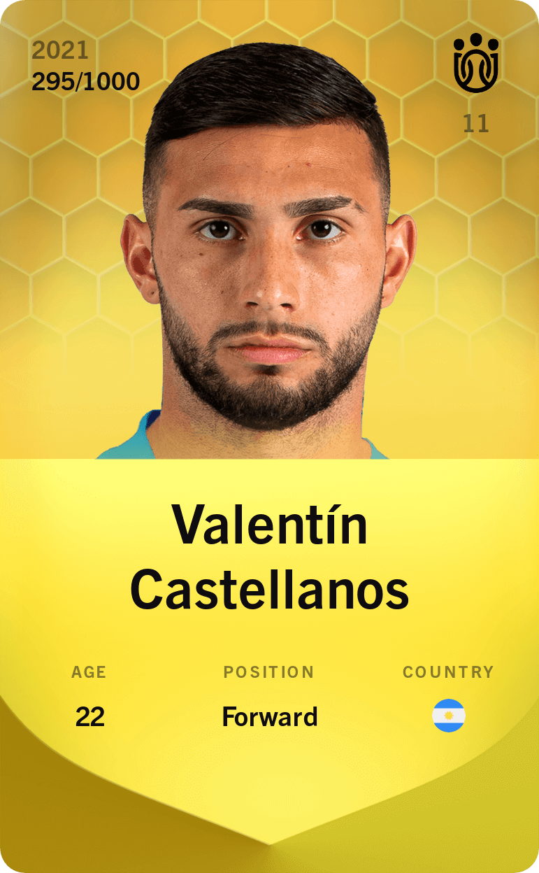 Valentín Castellanos 2021-22 • Limited 295/1000