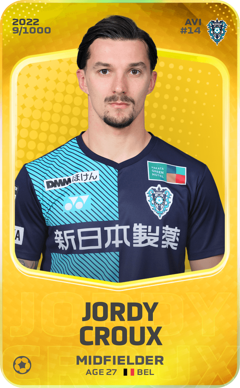 Jordy Croux 2022-23 • Limited 9/1000
