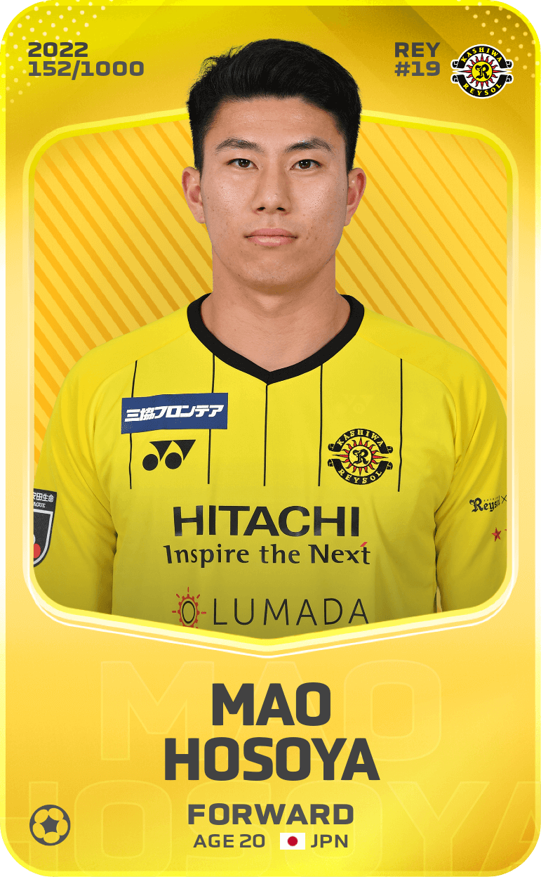 Mao Hosoya 2022-23 • Limited 152/1000