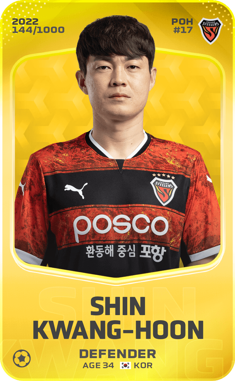 Shin Kwang-Hoon 2022-23 • Limited 144/1000