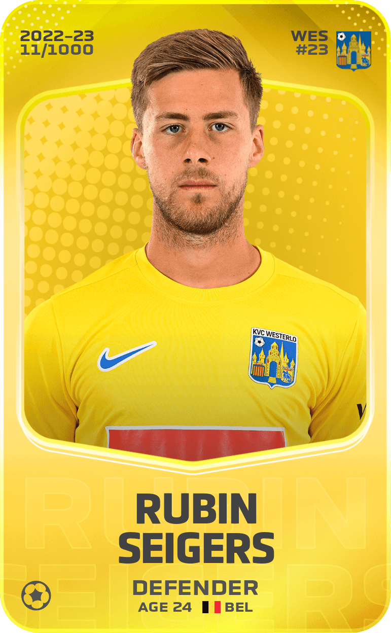 Rubin Seigers 2022-23 • Limited 11/1000
