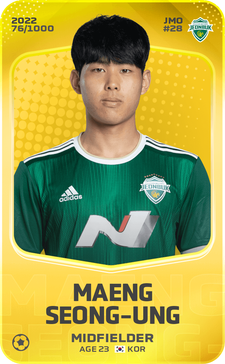 Maeng Seong-Ung 2022-23 • Limited 76/1000