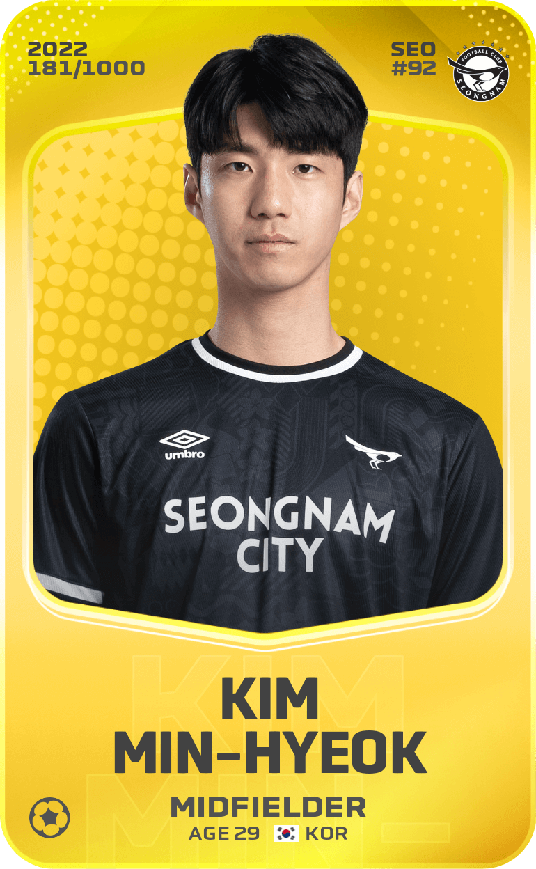Kim Min-Hyeok 2022-23 • Limited 181/1000