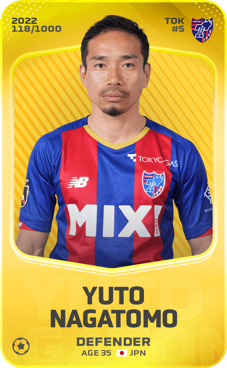 Yuto Nagatomo 2022-23 • Limited 118/1000