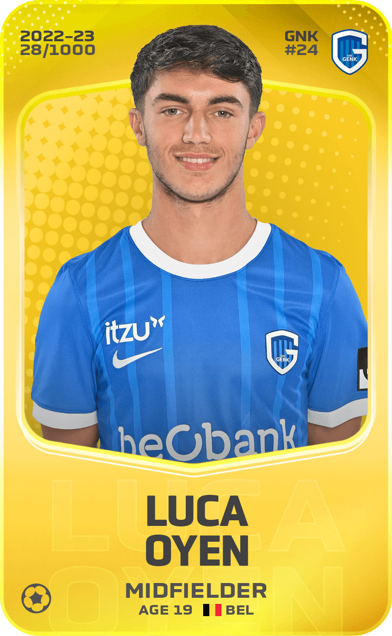 Luca Oyen 2022-23 • Limited 28/1000