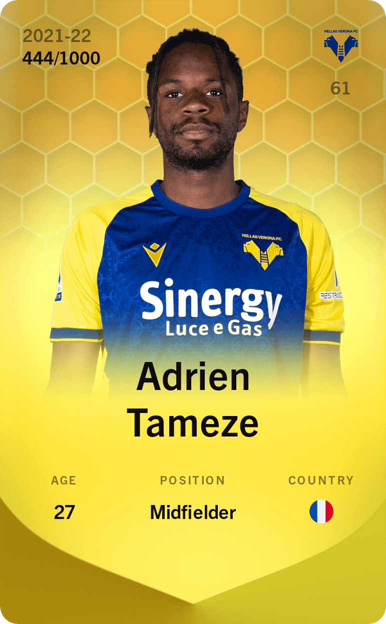 Adrien Tameze 2021-22 • Limited 444/1000