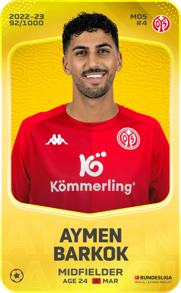 Aymen Barkok 2022-23 • Limited 92/1000