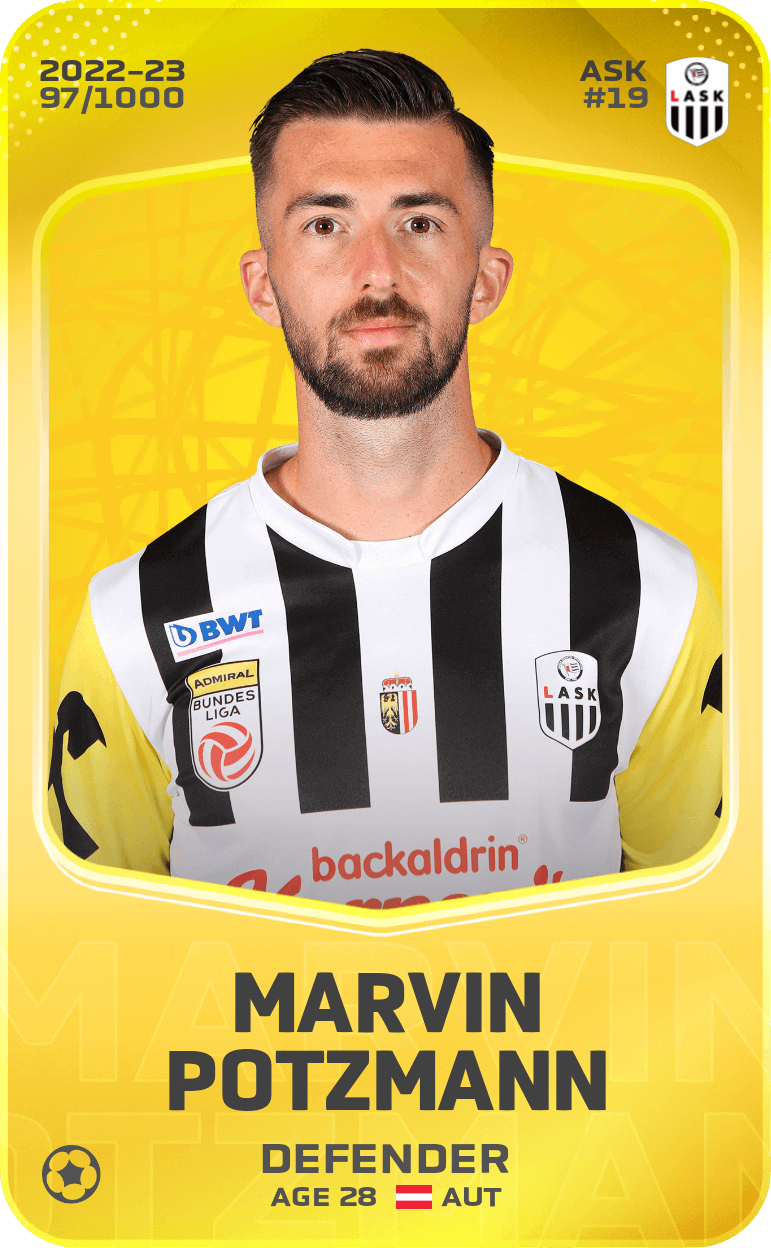 Marvin Potzmann 2022-23 • Limited 97/1000